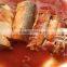 155g Canned jack Mackerel in Tomato Sauce tin paking with HACCP IFS,BRC ISO
