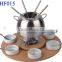 AHF017 25PCS STAINLESS STEEL FONDUE SET