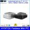 OEM China Fan Mini PC Barebone Intel Core i7 i5 i3 Haswell Broadwell Processor Aluminum Case WiFi HDMI USB 3.5", 2.5" SSD, HDD