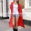 lady long Raincoat durable double side wear raincoat