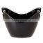 Black Bottle Ice Tub - Oval Bottle Cooler