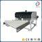 Large format semi automatic hydraulic dual tray heat press machine high quality heat transfer