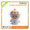 Wholesale rechargeable li-ion battery protable charger 3D snowman power bank