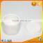 Natural marble candle jar with lid/candle cup