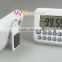 White Digital LCD Kitchen Cooking Sport CountDown Timer Clock 12 Key 99 Minute