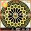 Marble water jet mosaic medallion, stone mosaic floor tiles