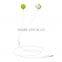 3.5mm port cute gift earphone