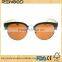 Fashion plastic frames handmade wooden bamboo sunglasses revo lens uv 400