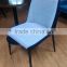 TB designer chair modern leather sofia chair soft fabric seat with leather back