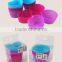 Premium Reusable Silicone Baking Cups Muffin Cups in vibrant color