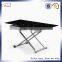 GOOD DESIGN UP AND DOWN FUNCTIONG DINING TABLE WOOD GLASS WHOLESALE DININER TABLE