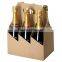 Folding Cardboard Beer Bottle Packaging Paper Box Wholesale