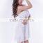 Factory directly latest design chiffon fabric big size fashionable dress for fat women