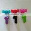 Bowtie shape silicone wine glass markers wine charms for stemwares