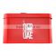 Custom order tin box empty stackable small first-aid tin box