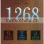 Electronic Hotel Doorplate Touch Doorbell Switch Room Number Displays