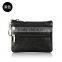 Soft leather pocket wallet zipper coin purse with small size