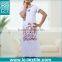 wholesale cotton white christmas cute design print cheap bulk aprons for kitchen