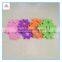 2016 hot sale Colorful silicon table mat, round shape table pad, lovely snowflake shape silicone table pad