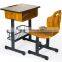 2016 the most popular single desk and chair primary school furniture