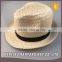 Exclusive Custom Fashion Style Jazz Fedora Straw Hats Man Headwear