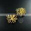 25*25mm gold plated brass coral branch pendant charm DIY supplies 1850241