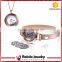 Leather Bracelet Cuffs, Adjustable Sizes with Iron Snaps