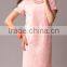 Pretty Steps 2016 sexy women short sleeve lace dress elegant high quality round collar dressfor ladies