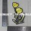 Beautiful Yellow Flower Patches Customized Embroidery Patch Products for Sale