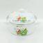 strawberry decal printing cookware set enamel casserole