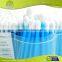 natural color disinfect plastic cotton buds tip with custom printed