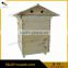 2016 New design honey self flowing wood bee hive with 6 pieces frames