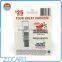 Plastic PVC Discount Gift Card With Paper Holder