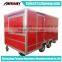 Mobile Kitchen Fast Food Truck, Food Concession Trailer With Sliding Windows