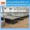 Greenhouse agricultural hydroponic ebb and flood trays