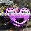 Stainless Steel Tandem Zipline Cable Trolley Pulley for Outdoor Climbing with Sealed ball bearings