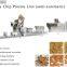 Jinan Twin Screw Extruded Fried Wheat Flour snack Chips Process Line