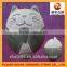 Small cute cat stone scupture for hot sale