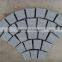 Natural granite cobble stone used for garden or driveway