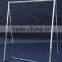 vivinature triangle stand clothes hanger and rack with chrome platiing