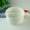 wholesale white porcelain soup bowl with handle for hotel restaurant ceramic bowl round porcelain ceramic rice bowl