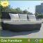 outdoor furniture rattan sun bed garden sofa cum bed