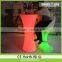 Night Club Lighting bar glowing illuminated led light table