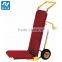 201 Stainless Steel Titanium Gold Powder coated hotel luggage cart