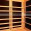 2016 High quality stylish solid wooden hemlock far infrared sauna room