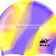 Multi colors fashionable swimming caps with customized logo(CAP-201)