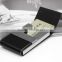 pu copy leather high-capacity business card holder