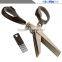 Stainless steel the multi - layer chopped green onion cut parsley cut cut the vegetables multi-functional kitchen shears