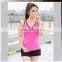 Oem Fashion Dry Fit Crop Top Custom Print Yoga Top Sports Sleeveless Gym Wear