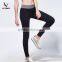 Sublimation black grey color blank seamless cheap skin tight fitness wear yoga pants